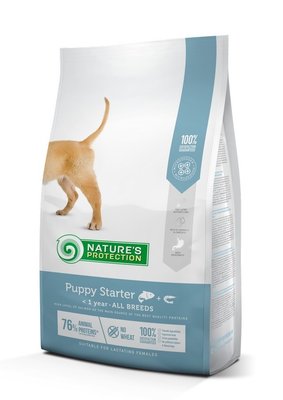 Сухой корм Nature‘s Protection Puppy Starter при отнятии щенков всех пород в возрасте от 4 до 12 недель, 2 кг NPS45722 фото