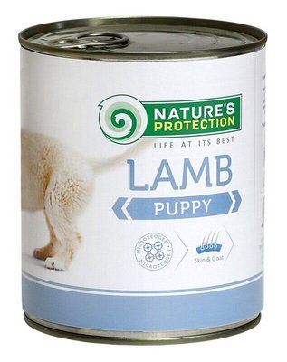 Влажный корм Nature's Protection Puppy Lamb для щенков всех пород с ягнятиной 400г KIK24627 фото