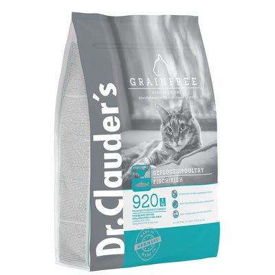 Сухий корм Dr.Clauder's High Premium Grainfree для дорослих котів з харчовою гіперчутливістю 4 кг 21440400 фото