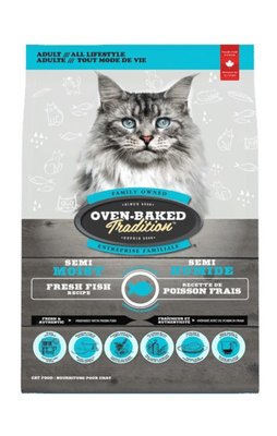 Полувлажный корм Oven-Baked Tradition для кошек с рыбой 1.36 кг 9910-3 фото