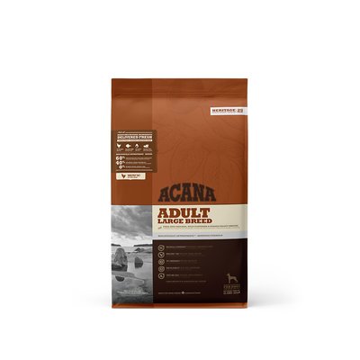 Сухий корм Acana Large Breed Recipe для дорослих собак великих порід з м'ясом курки 11.4кг a52111 фото