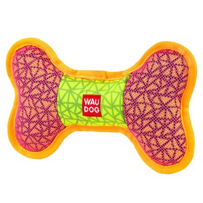 Іграшка WAUDOG Fun Кістка для собак 12 см, рожева 62087 фото