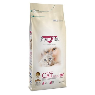Сухий корм BonaCibo Adult Cat для дорослих котів всіх порід 2кг BC406090  фото