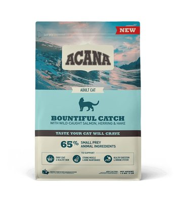 Сухий корм Acana Bountiful Catch для дорослих котів з лососем та оследцем 1.8кг a71443 фото