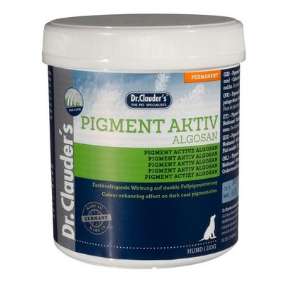 Пищевая добавка Dr.Clauder’s Pigment Active Algosan для собак с темной пигментацией шерсти 400 г 31601008 фото