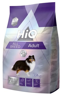 Сухой корм HiQ All Breed Adult для взрослых собак всех пород 2.8 кг HIQ46381 фото