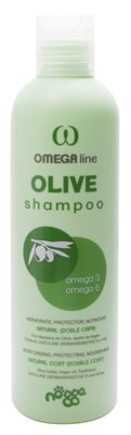 Высокопитательный шампунь Nogga Omega line Olive shampoo для пород с подшерстком 250 мл 041051 фото