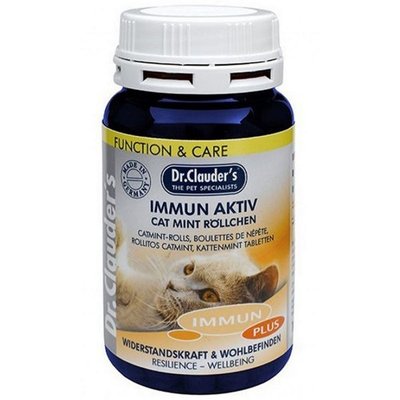 Витаминно-минеральный комплекс Dr.Clauder’s Immun Acitve Cat Mint Rolls для поддержки и укрепления иммунной системы 100 г 21204001 фото
