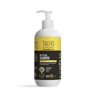 Шампунь Tauro Line Ultra Natural Care Deep Clean Shampoo для глубокой очистки кожи и шерсти собак и кошек 400 мл TPL63589 фото