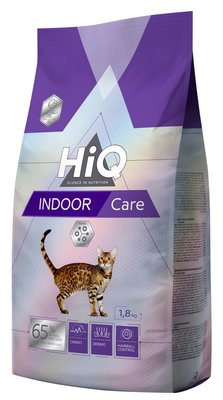 Сухой корм HiQ Indoor care для взрослых котов живущих в помещении 1.8 кг HIQ45904 фото