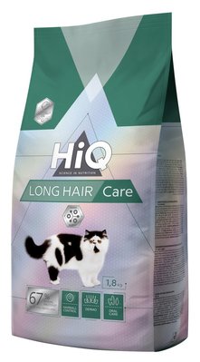 Сухой корм HiQ LongHair care для взрослых длинношерстных кошек 1.8 кг HIQ45908 фото
