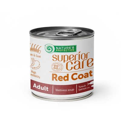 Суп NP Superior Care All Breeds Adult Salmon для собак с рыжей окраской шерсти с лососем и тунцем, 140мл KIKNPSC63361 фото