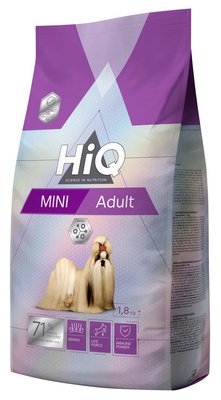 Сухий корм HiQ Mini Adult для дорослих собак малих порід 1.8 кг HIQ46389 фото