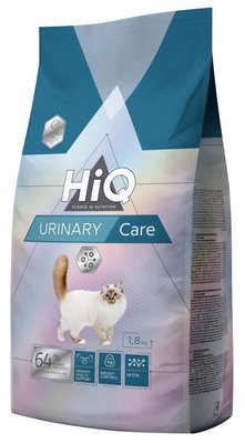 Сухой диетический корм HiQ Urinary care для профилактики и лечения МКБ у взрослых котов 1.8 кг HIQ45912 фото