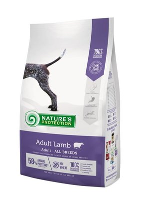 Сухой корм Nature‘s Protection Adult Lamb All Breeds для взрослых собак всех пород с ягненком 4 кг NPS45749 фото