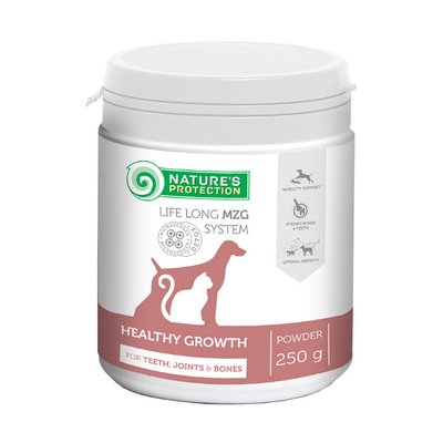 Пищевая добавка NP Healthy growth Formula для поддержания здоровья зубов, суставов и костей собак 250г CAN451418-dog фото