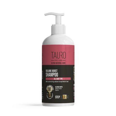 Шампунь Tauro Pro Line Ultra Natural Care Volume Boost Shampoo для надання об'єму шерсті собак та котів 1000 мл TPL63584 фото