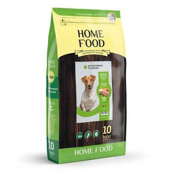 Сухой корм Home Food Mini Adult Dog для юниоров и взрослых собак малых пород с мясом ягненка 10 кг hf1047100 фото