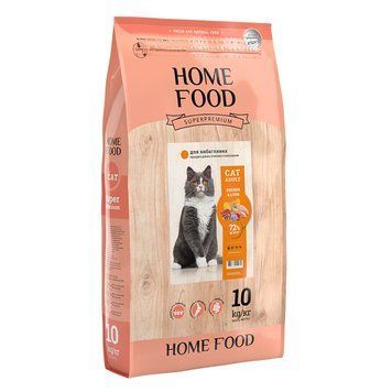 Сухий корм Home Food Sterilised для вибагливих стерилізованих дорослих котів з куркою та лівером 10 кг hf3108100 фото