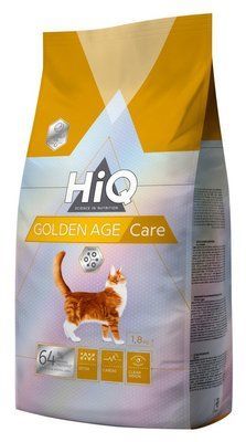 Сухой корм HiQ Golden Age care для пожилых котов от 10 лет и старше 6.5 кг HIQ45432 фото