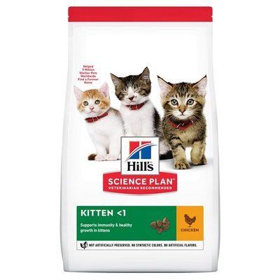 Сухой корм Hill's SP Kitten Ch для кошек с курицей 1.5кг 607648 фото