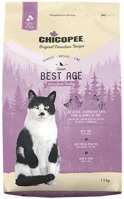 Сухой корм Chicopee CNL Adult Senior Best Age для пожилых кошек 1.5 кг 018067 фото