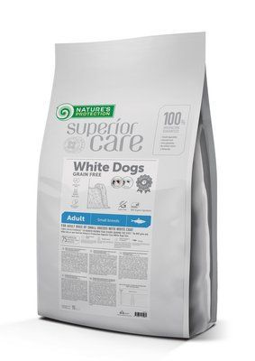 Сухий беззерновий корм NP Superior Care White Dogs Grain Free with Herring Adult Small Breedsдля дорослих собак малих порід з оселедцем 10 кг NPSC47440 фото