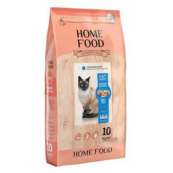 Сухий корм Home Food Sterilised для стерилізованих дорослих котів морський коктейль 10 кг hf3068100 фото