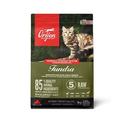 Сухий корм Orijen Tundra Cat для всіх порід та стадій життя з м'ясом качки 1.8 кг o28318 фото