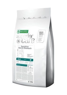 Сухий корм NP Superior Care Sensitive Skin & Stomach Adult All Breeds для дорослих собак всіх порід з чутливим травленням та проблемною шкірою з м'ясом ягня 10 кг NPSC45793 фото