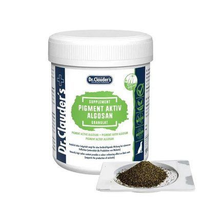 Пищевая добавка Dr.Clauder&rsquo;s Pigment Active Algosan для собак с темной пигментацией шерсти 400 г 33233065 фото