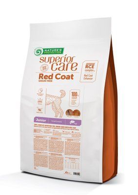 Сухий корм NP Superior Care Red Coat Grain Free Junior Mini Breeds для юніорів малих порід з рудим забарвленням шерсті з лососем 10 кг NPSC47229 фото