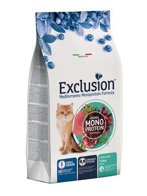 Сухой корм Exclusion Sterilized Chicken для стерилизованных кошек с тунцом 12 кг ngcst -12 фото