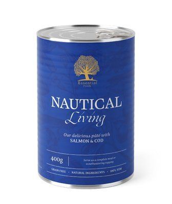 Влажный беззерновой корм Essential Nautical Lliving p&acirc;t&eacute; для взрослых собак с лососем и треской 400 г eu-5041 фото