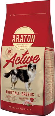 Сухой корм Araton Adult Active для активных взрослых собак всех пород 15 кг ART47466 фото
