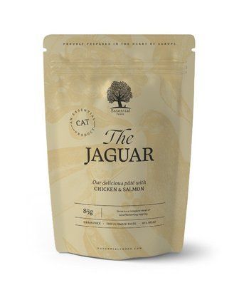 Влажный корм (паучи) Essential Foods The Jaguar P&acirc;t&eacute; для кошек, паштет с курицей и лососем 85 г eu-5221 фото