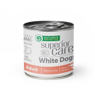 Суп NP Superior Care White Dogs All Breeds Adult Salmon and Tuna для собак с лососем и тунцем, 140мл KIKNPSC63360 фото