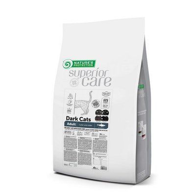 Сухой беззерновой корм NP Superior Care Dark Cats Grain Free with Herring Adult all breeds с сельдью для взрослых кошек всех пород с темным окрасом шерсти 7 кг NPSC47635 фото