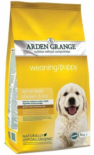 Сухий корм AG Weaning Puppy Chicken & rice для цуценят від 3 тижнів до 12 місяців зі свіжою курятиною та рисом 2 кг AG600286 фото