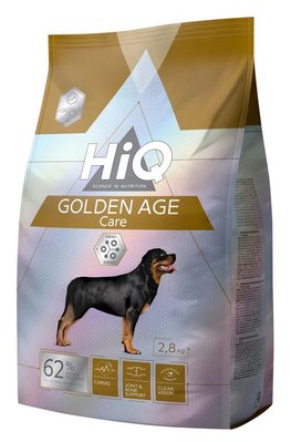Сухой корм HiQ Mini Golden Age care для зрелых собак от 7 лет малых пород 2.8 кг HIQ45405 фото
