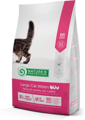 Сухий корм Nature's Protection Large cat Kitten для кошенят великих порід 2 кг NPS45785 фото