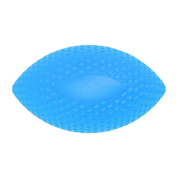 Игровой мяч для апортировки PitchDog 9 см голубой 62412 фото