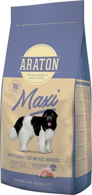 Сухой корм Araton Adult Maxi для взрослых собак крупных пород 15 кг ART45633 фото