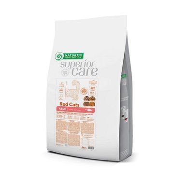 Сухой корм NP Superior Care Red Cats для взрослых кошек всех пород с рыжей и коричневой окраской шерсти с сельдью 7 кг NPSC47634 фото